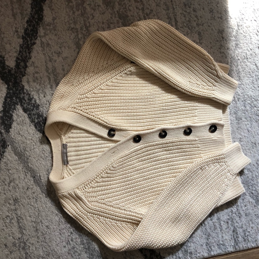 Everlane texture cotton cardigan